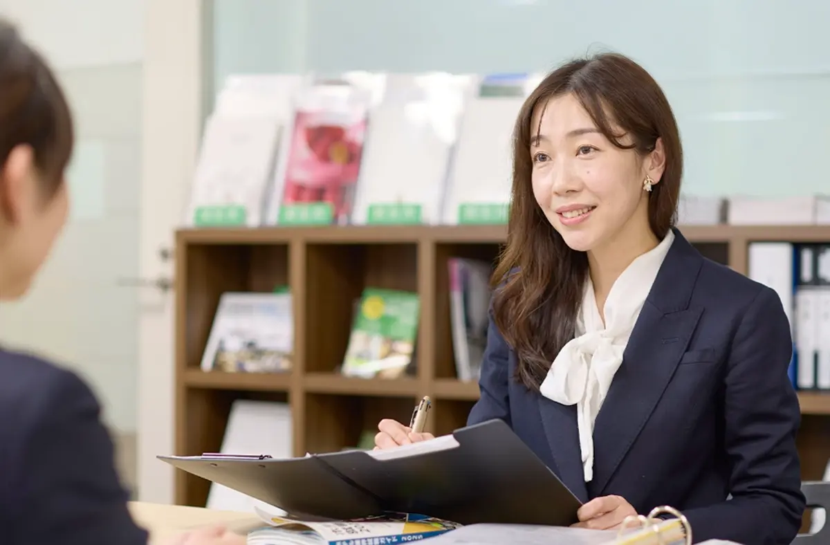 個別に就職をサポート